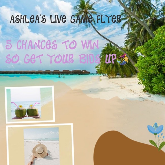 🧜‍♀️ASHLEAS LIVE GAME FLYER PLAY TO WIN & I WILL GIFT YOU - Picture 1 of 2